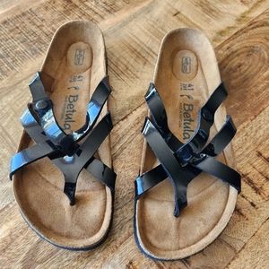 Birkenstock Betula Vinja Black Patent Sandal 41 US L10 M8